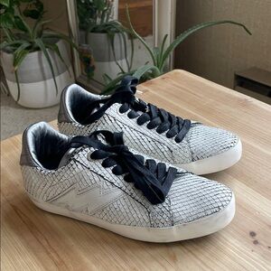 Zadig & Voltaire Neo Keith Flash Leather Sneakers